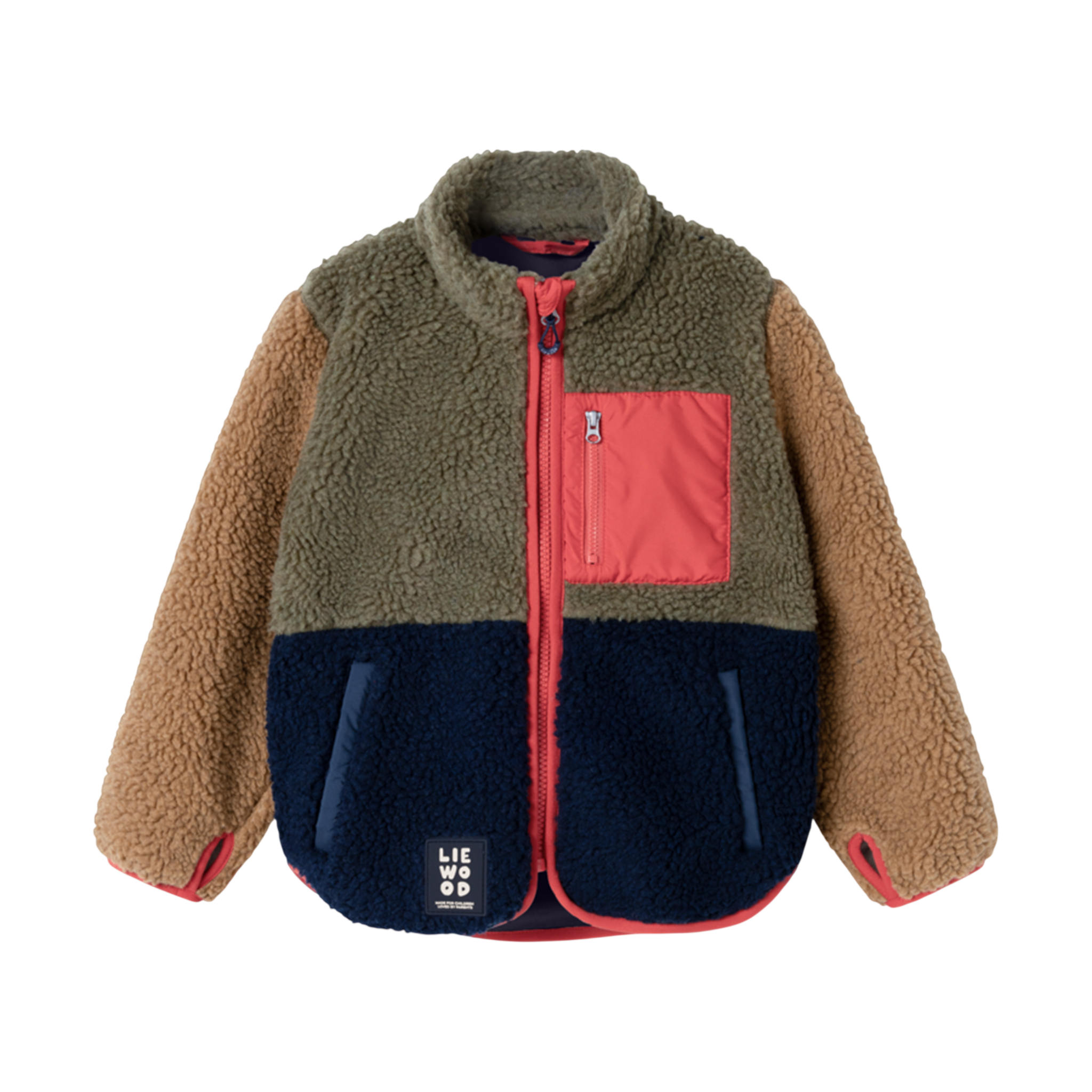Jacke Nolan Pile Army brown multi mix