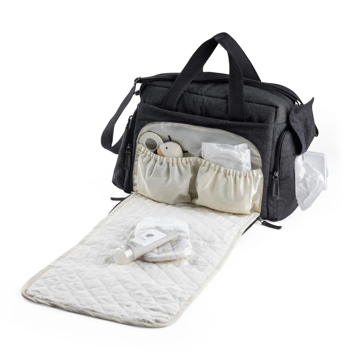 Wickeltasche On-The-Go Dark Grey Melange