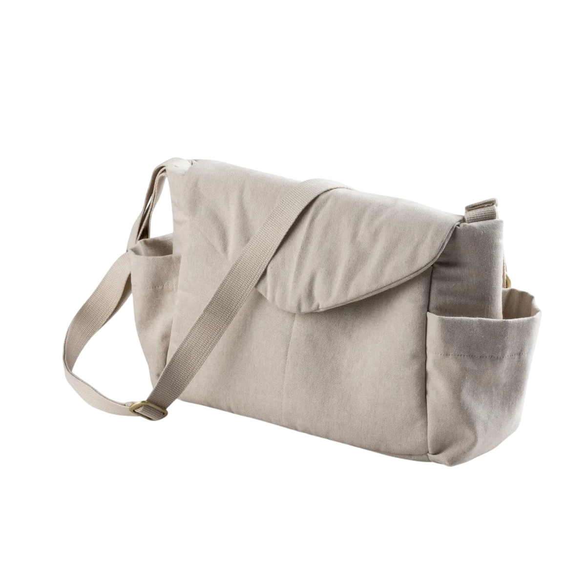 On-The-Go Mini Morning Beige Melange Diaper Bag