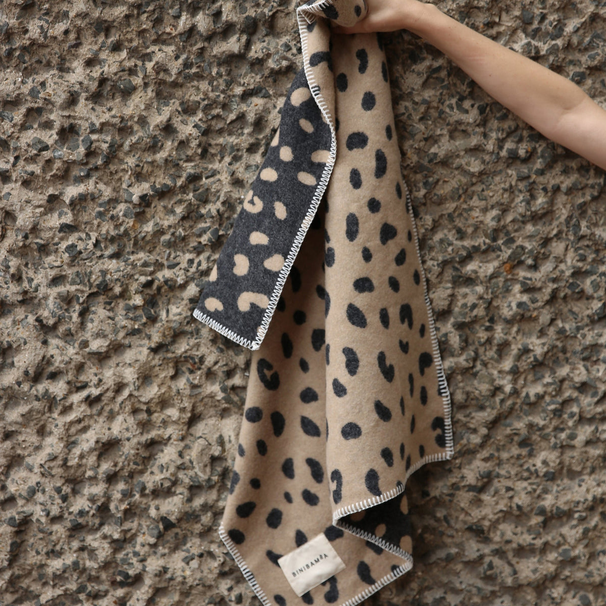 Binibamba Decke Merino Leopard