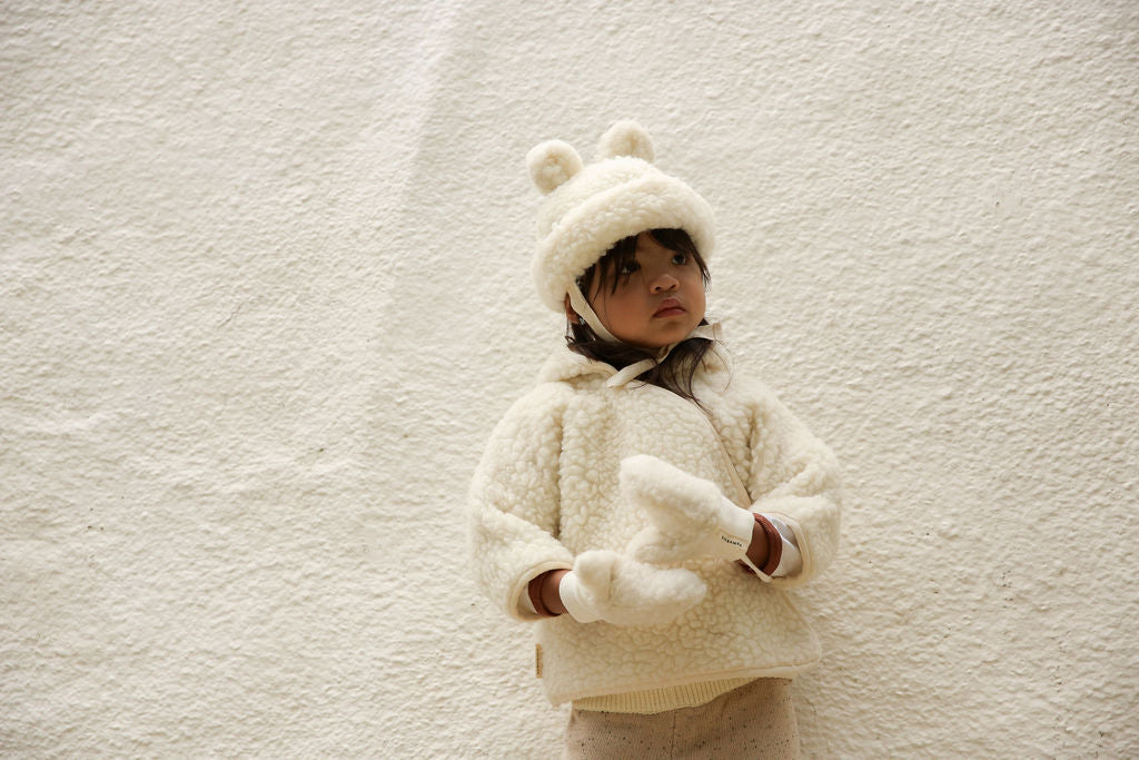 Binibamba Jacke Merino Snuggle Milk