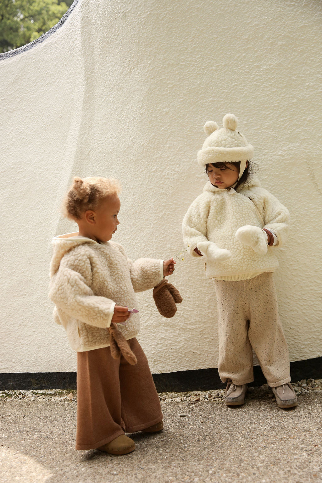 Binibamba Jacke Merino Snuggle Milk
