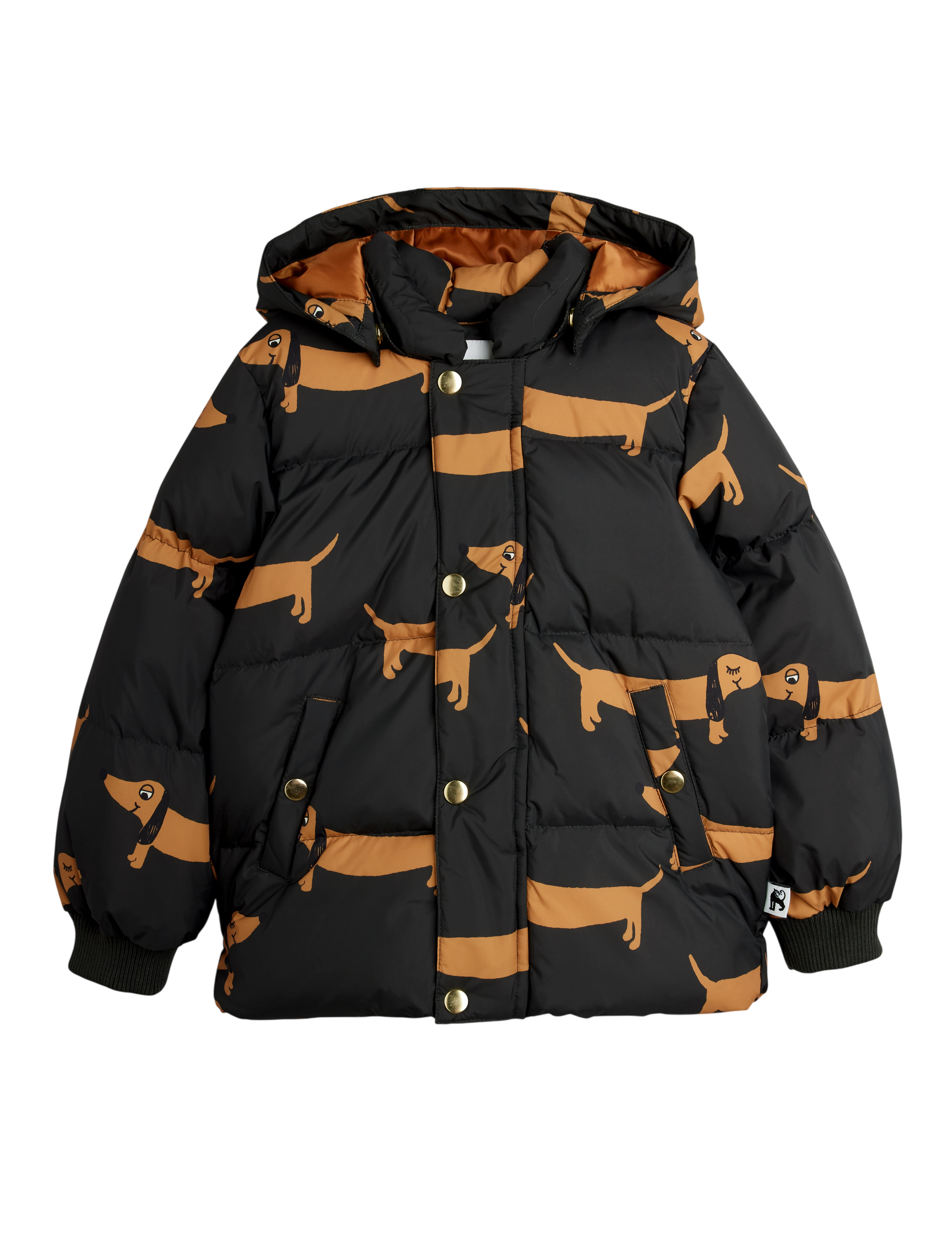 Pufferjacke Dog Black