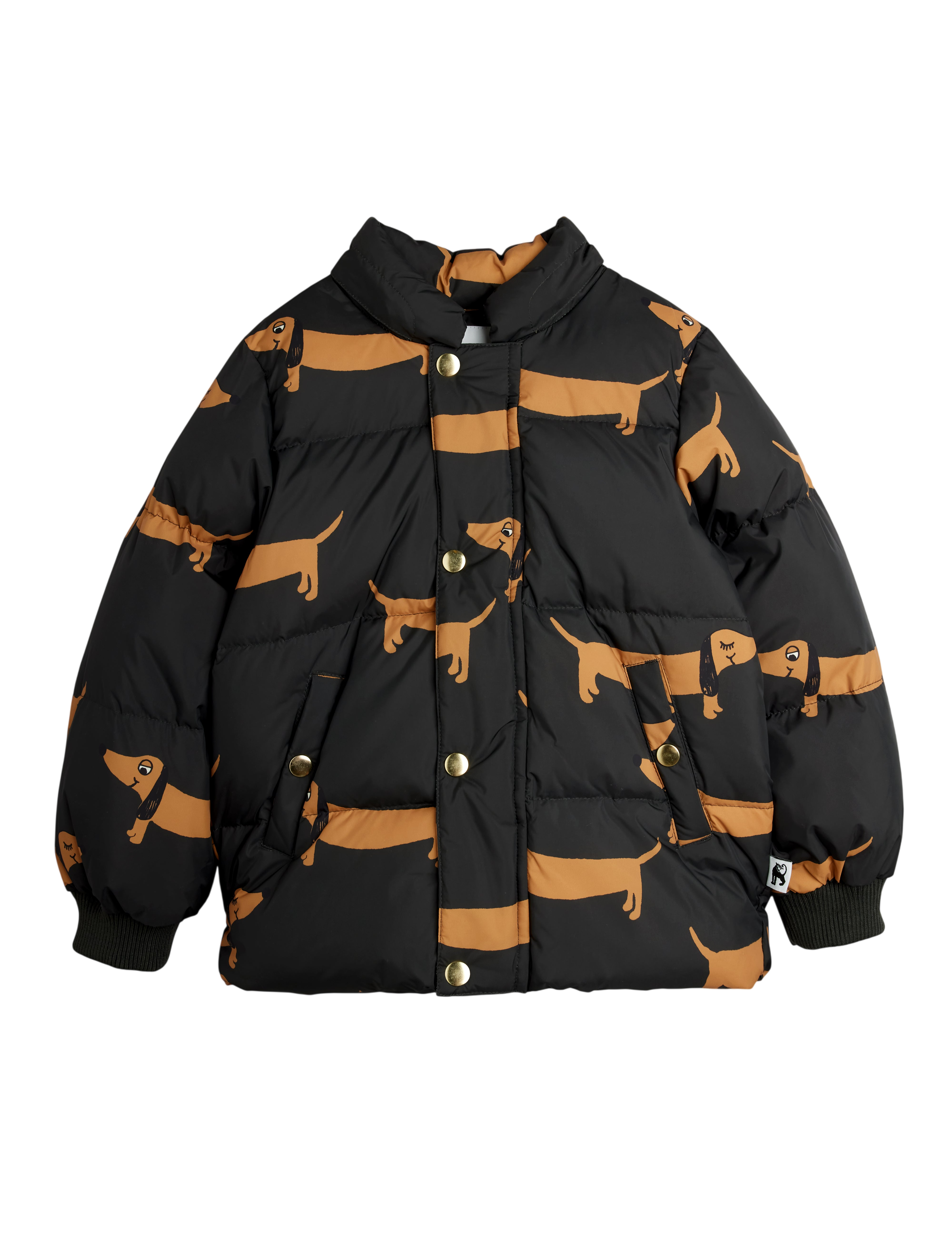 Pufferjacke Dog Black