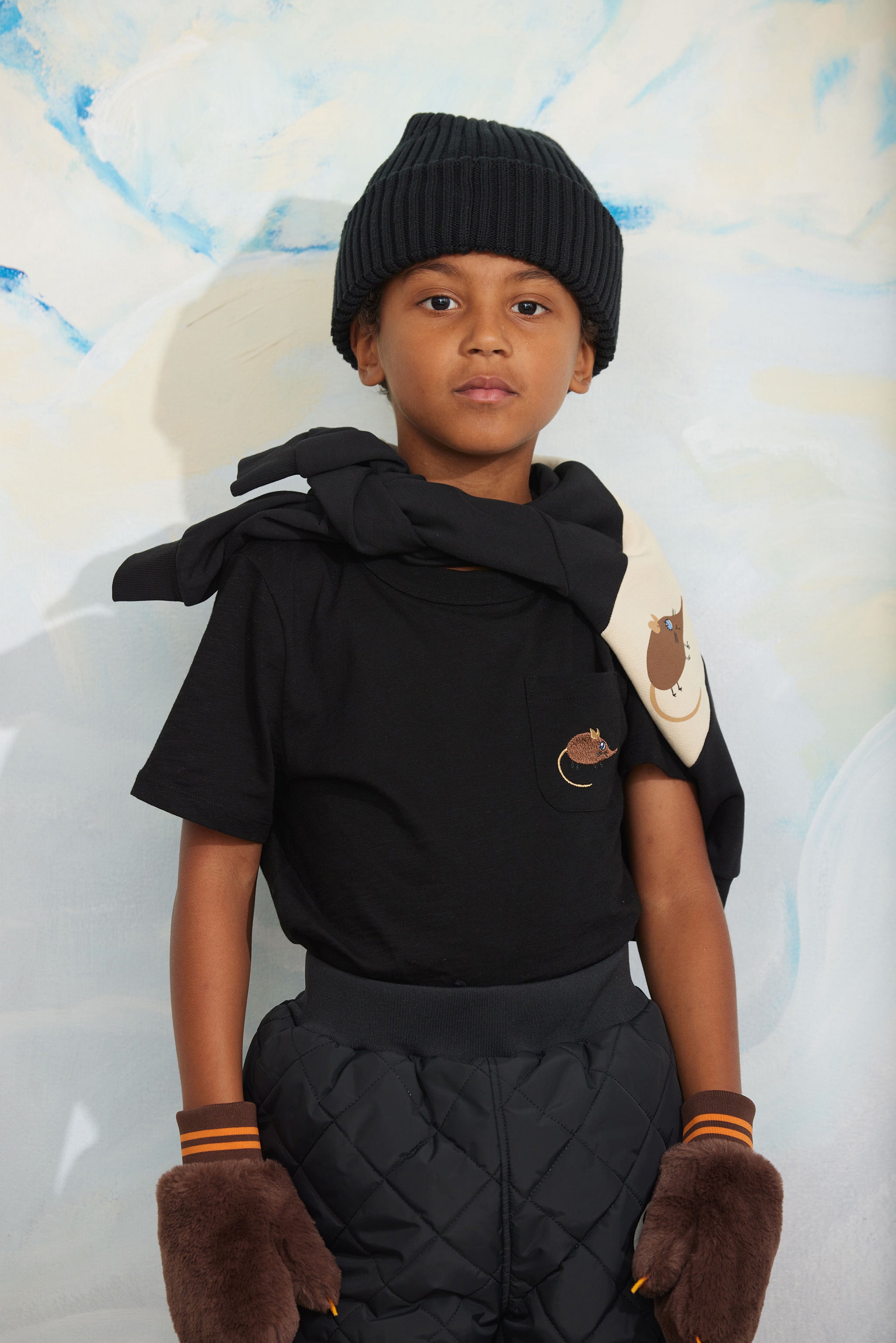 T-Shirt Elephant Black