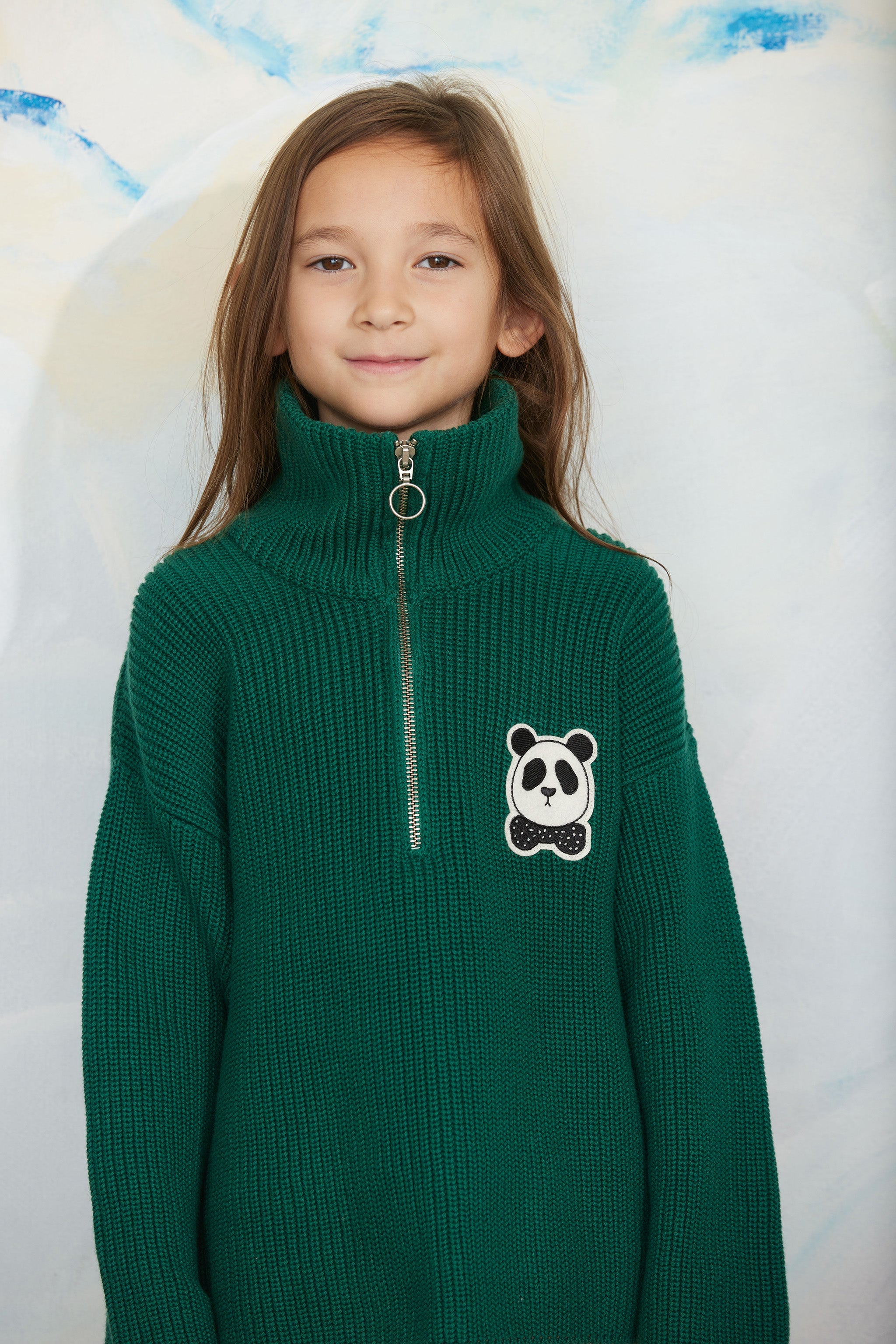 Pullover Panda Green