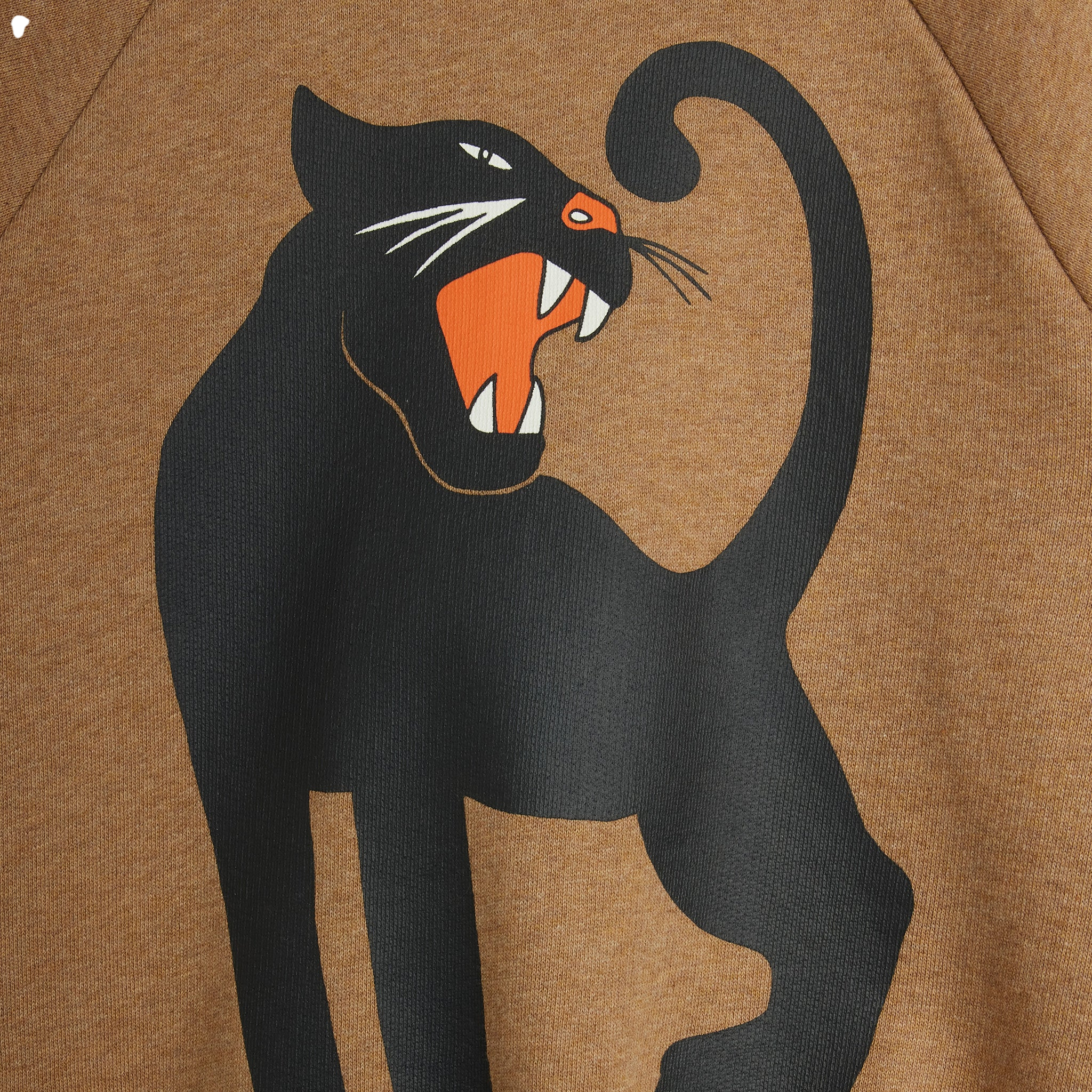 Sweatshirt Panther Melange Brown