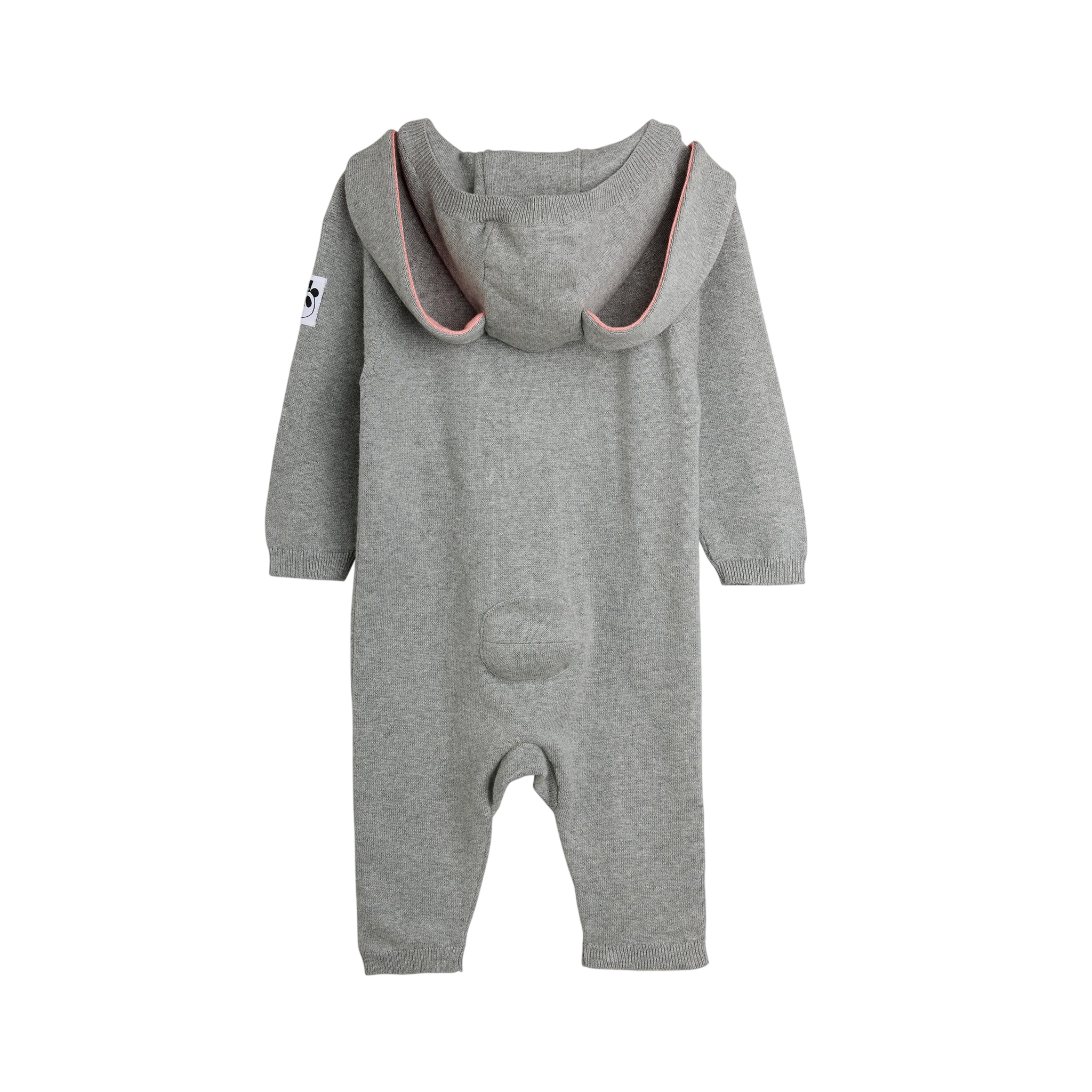 Baby Overall Rabbit Grey Melange