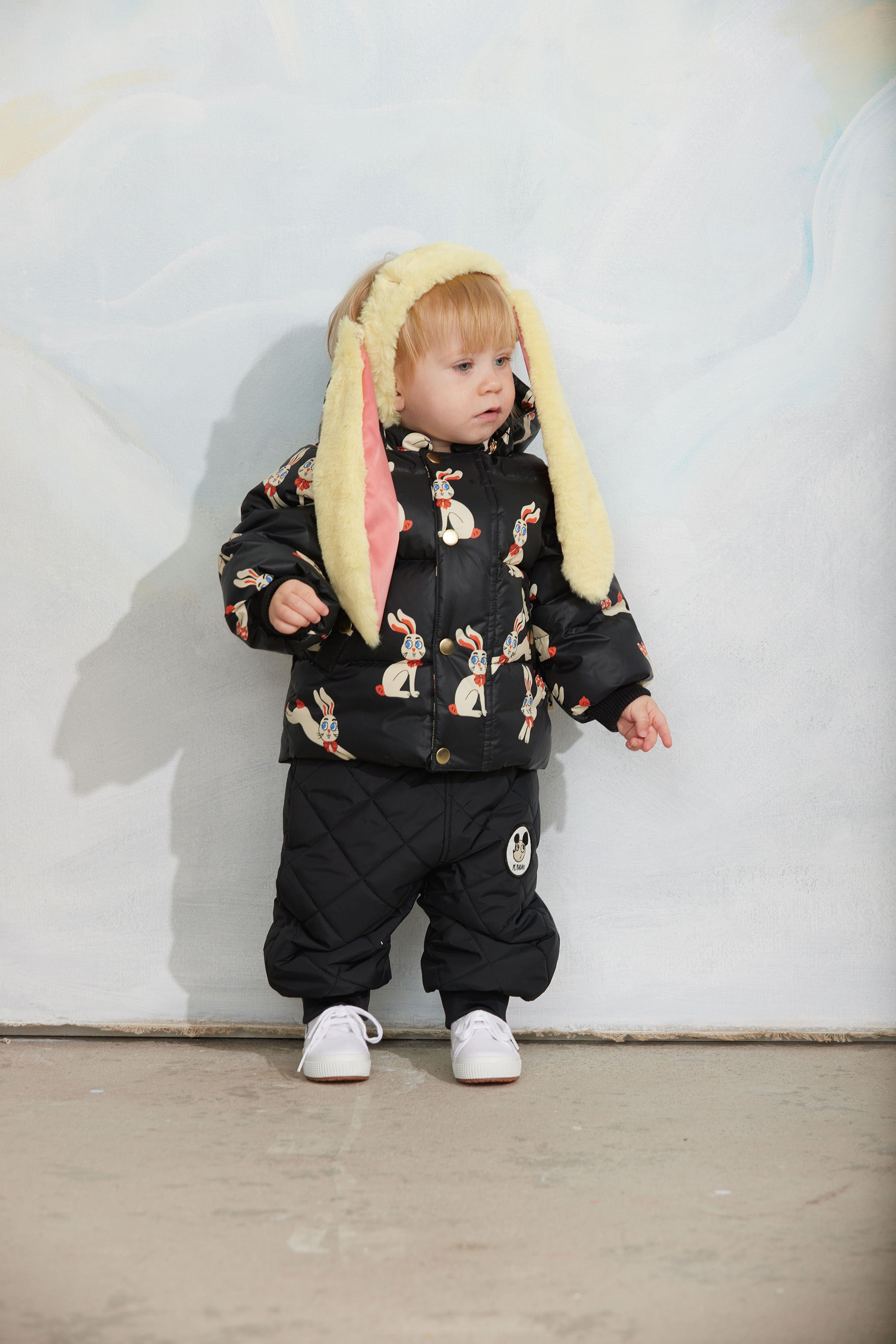 Pufferjacke Rabbits Black