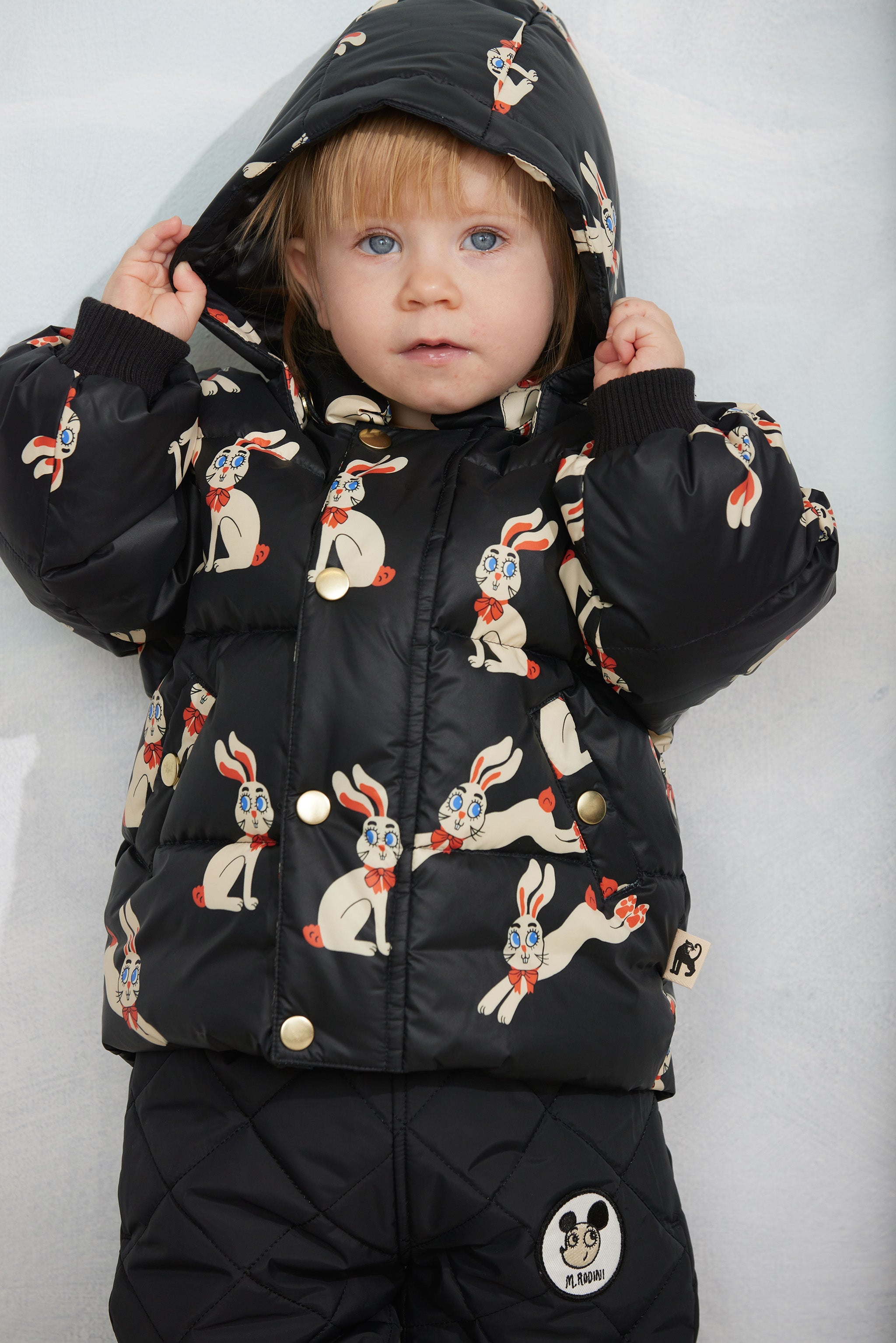 Pufferjacke Rabbits Black