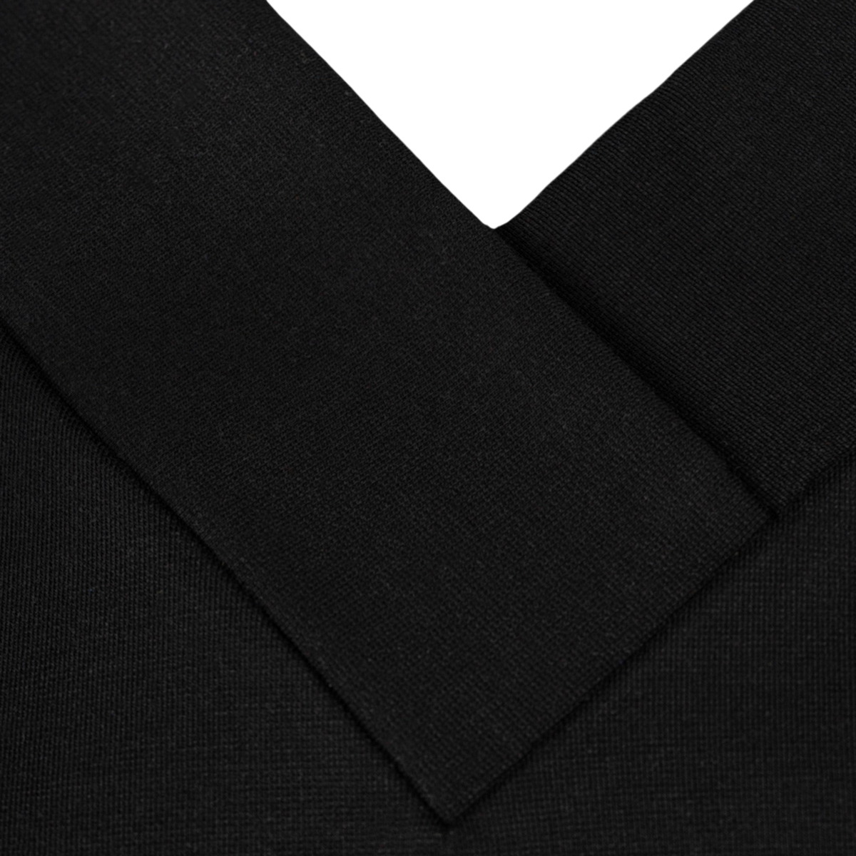 Langarmshirt Transformation V-Neck Black Intense