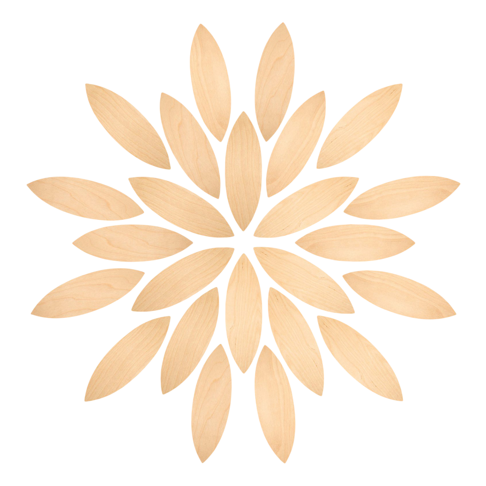 Holzformen Blütenblätter