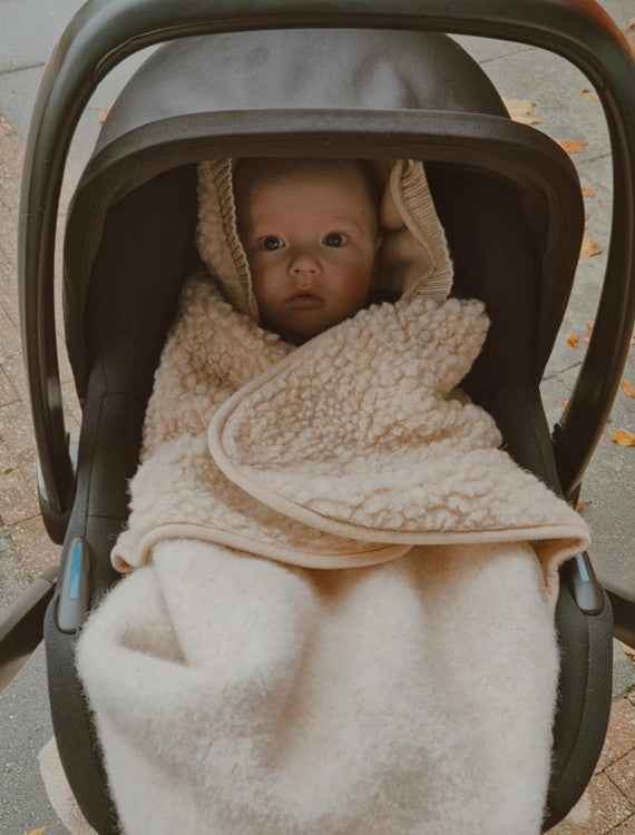 Solid Beige Swaddle Blanket