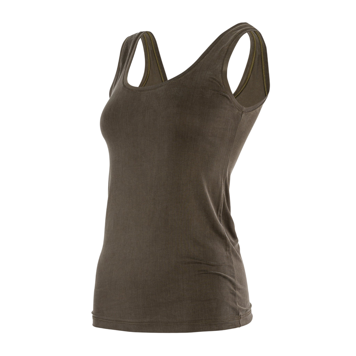 Tank Top Cupro Dusty Olive