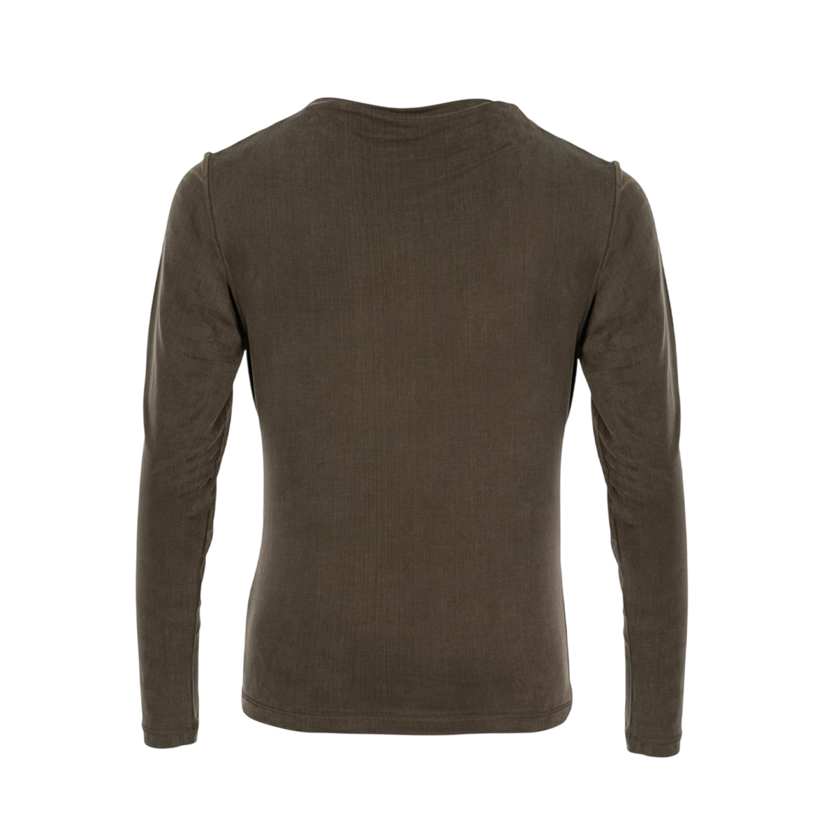 Langarmshirt Cupro Draped Dusty Olive