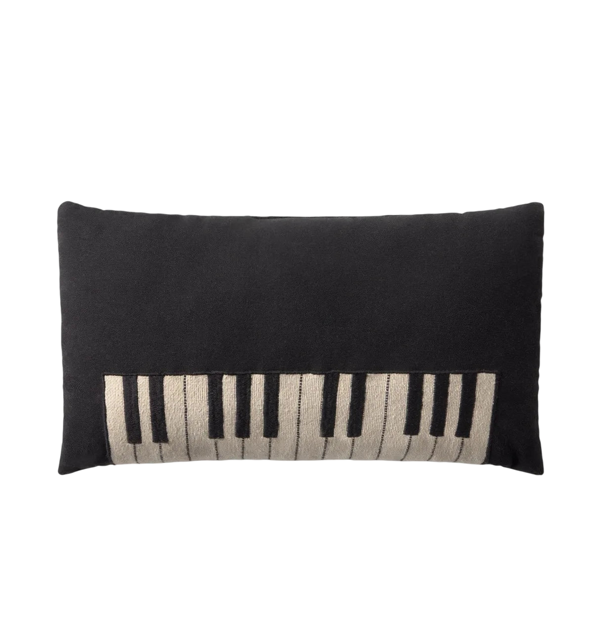 Piano Cushion - Black, Natural