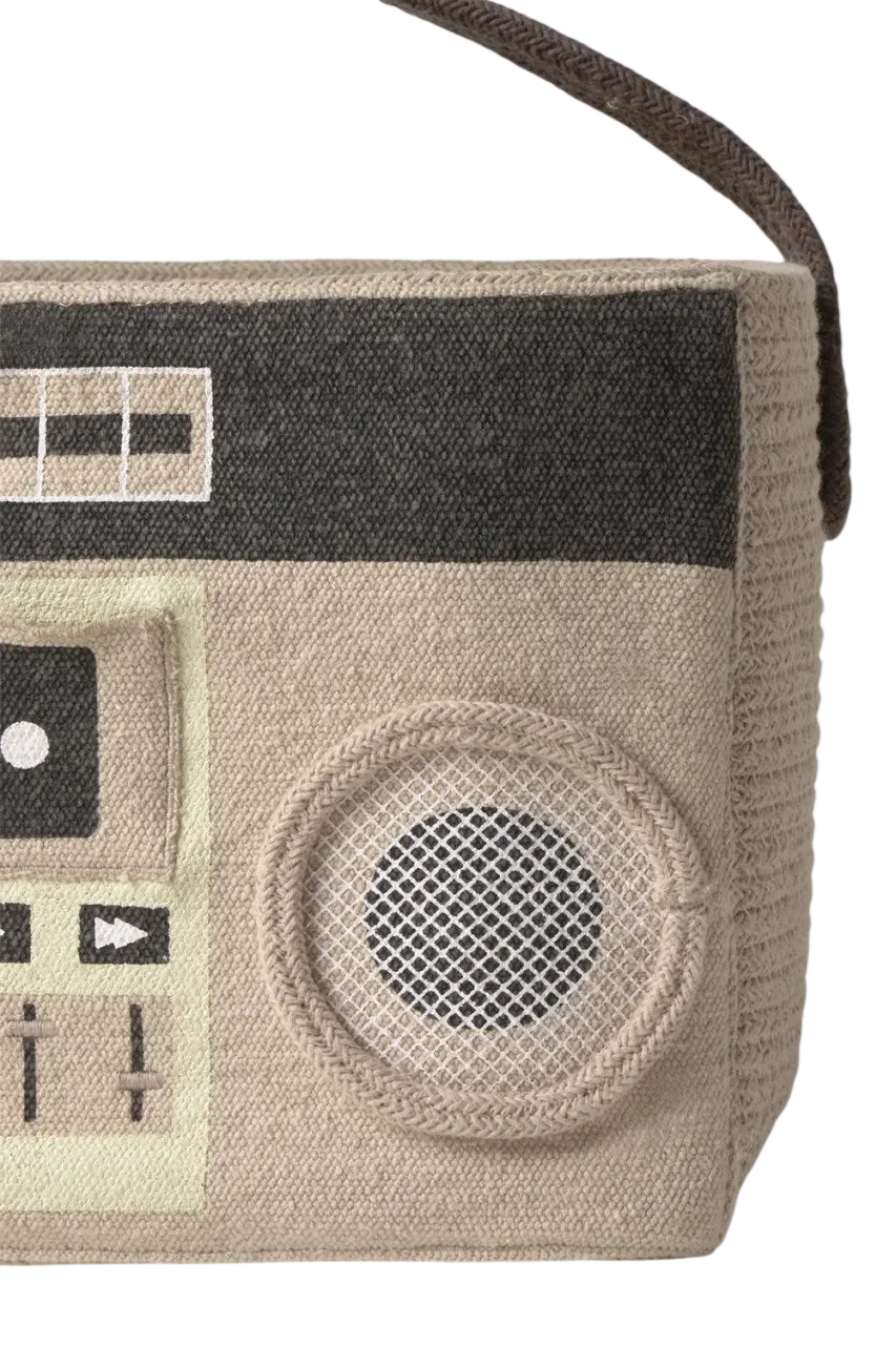 Korb Boombox - Natural, Grey