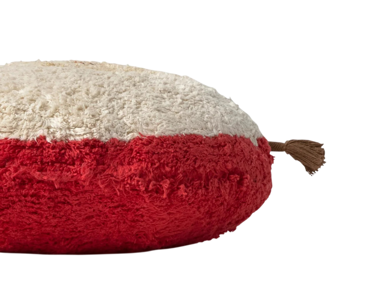 Apple Seat Cushion - Red, Natural