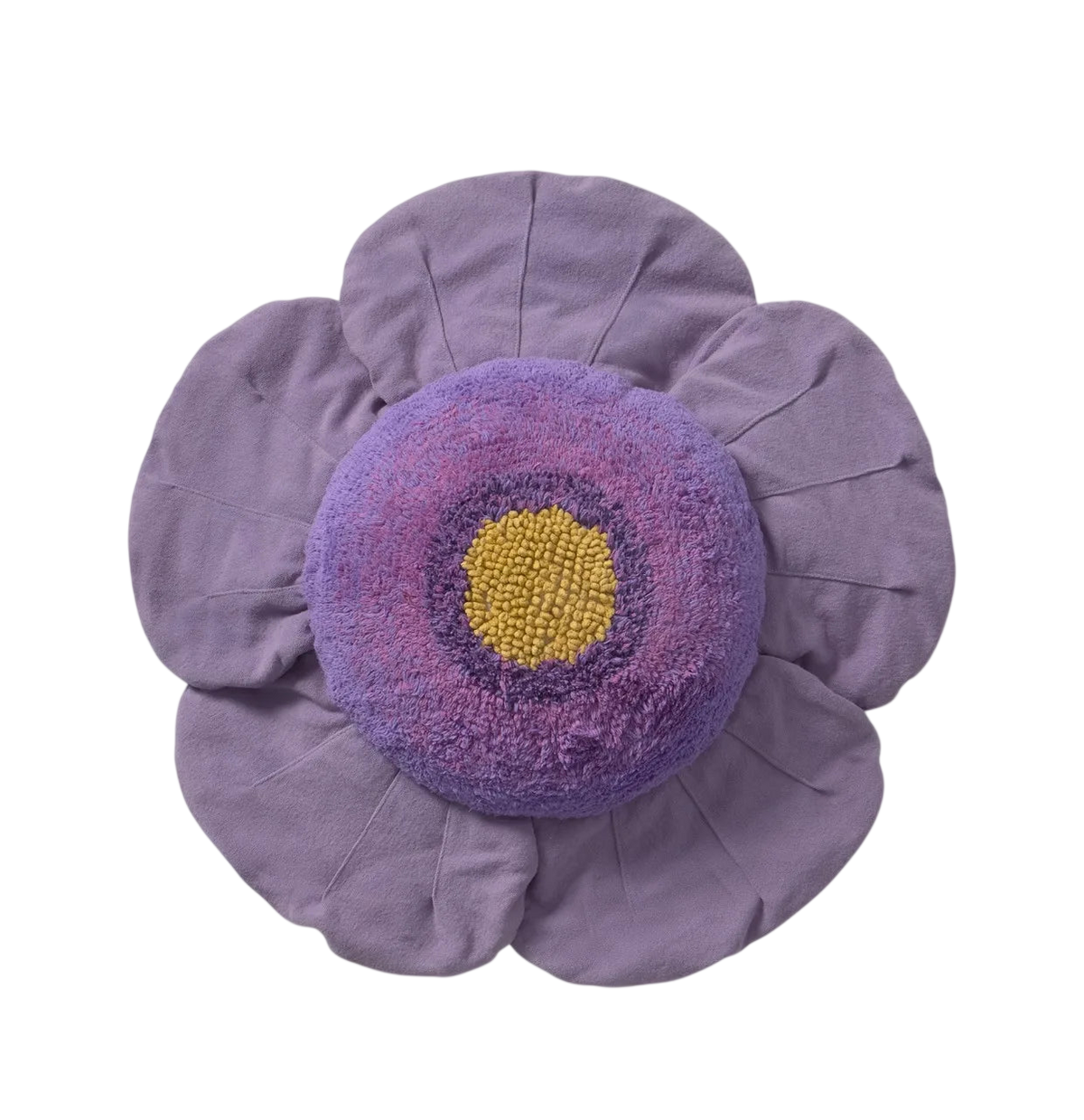Purple Poppy Seat Cushion - Dark Purple