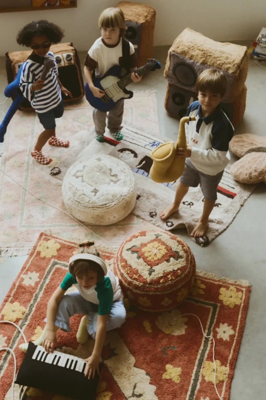Pouf Persian - Terracotta, Honey