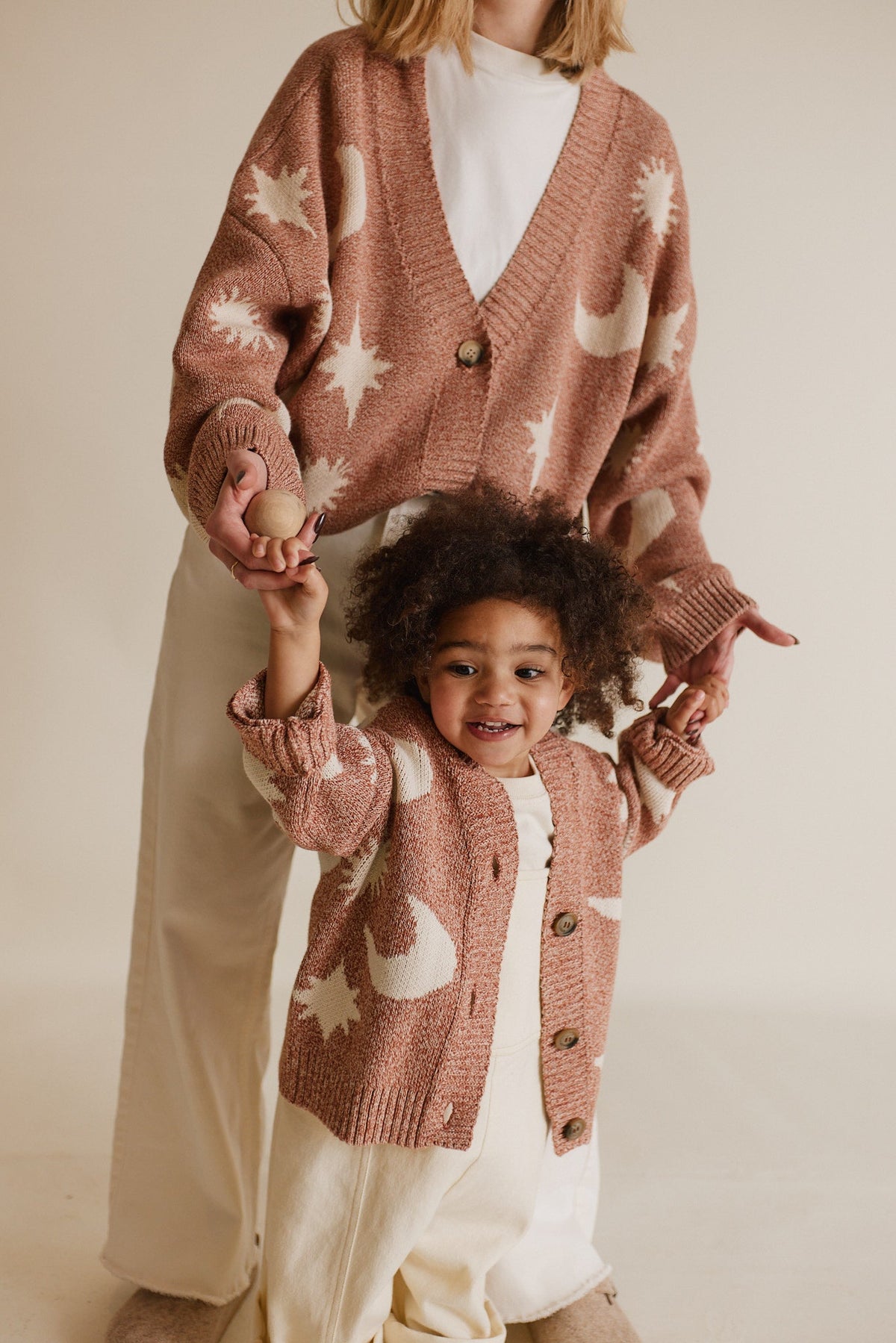 Cardigan Cozmo Russet Moon Star
