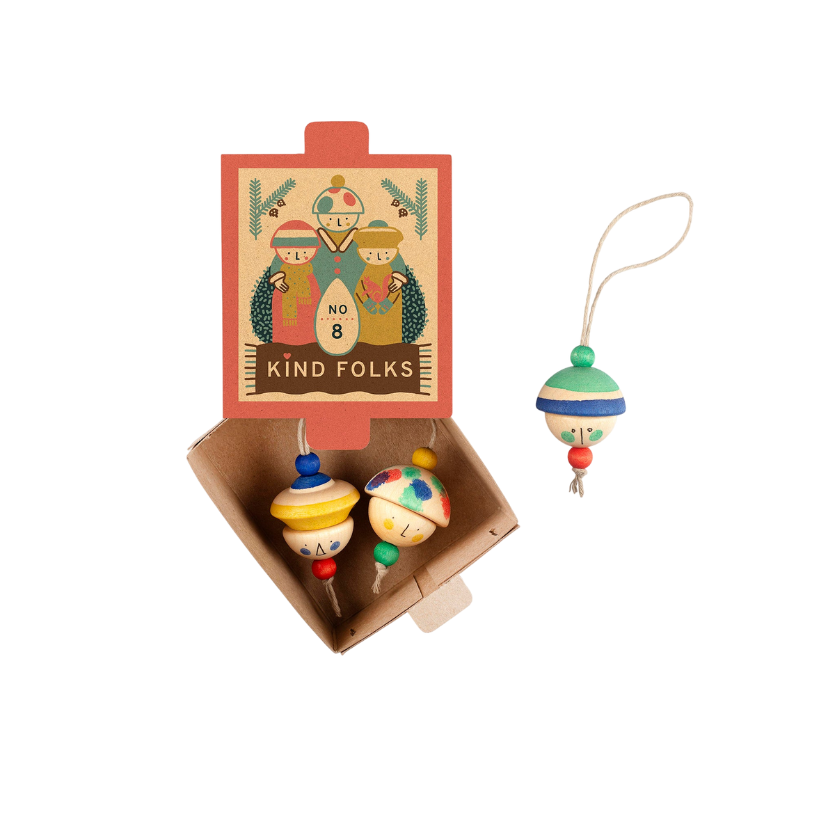 Grapat Figurines en bois n° 8 « Enfants »