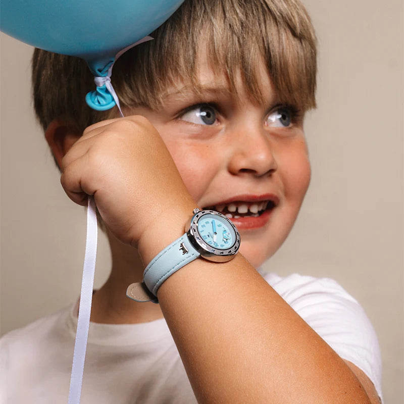 Trauffer Montre pour enfant bleu clair