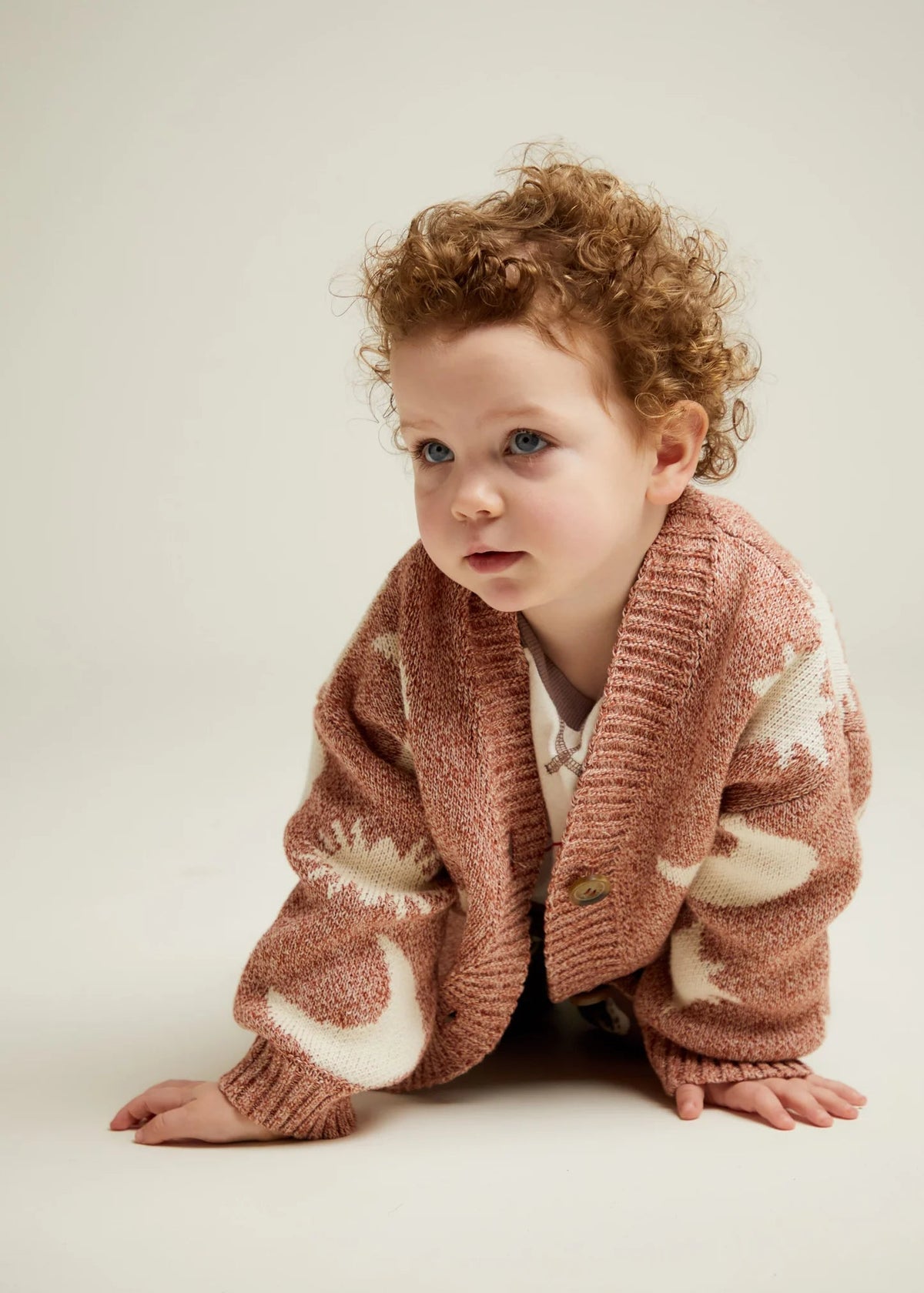 Cardigan Cozmo Russet Moon Star
