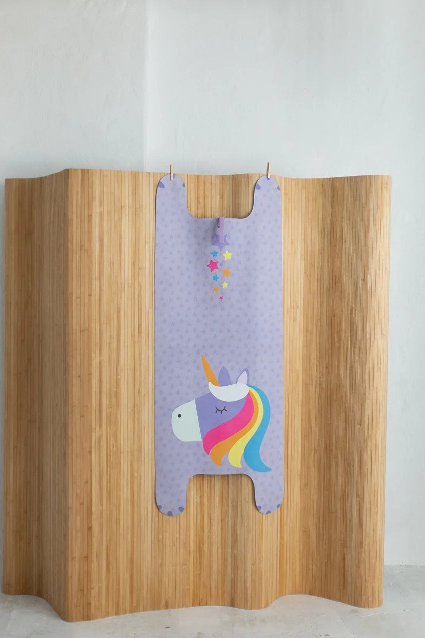 Emmi the Unicorn Kids' Yoga Play Mat - Purple