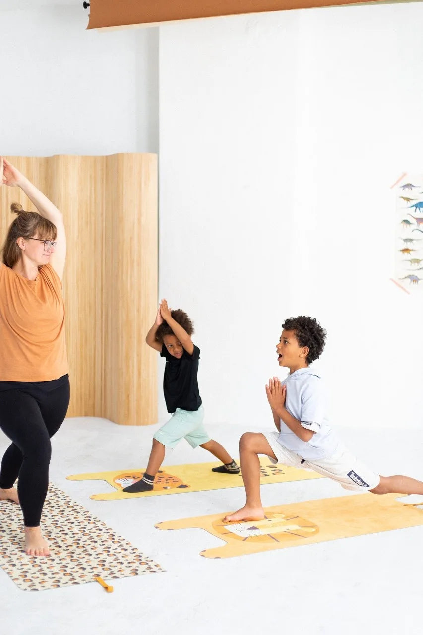 Wild Leo Yoga Play Mat