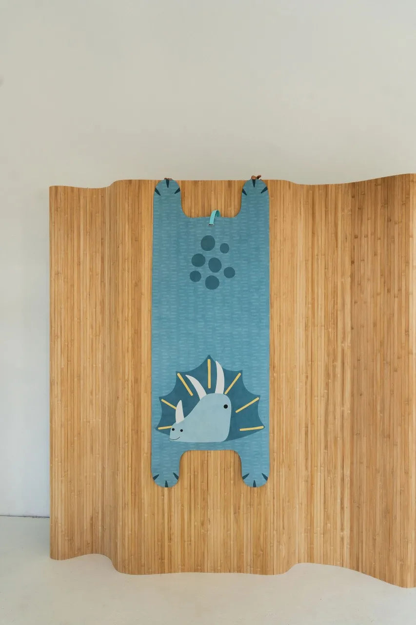 Diego the Dino Kids' Yoga Play Mat - Blue