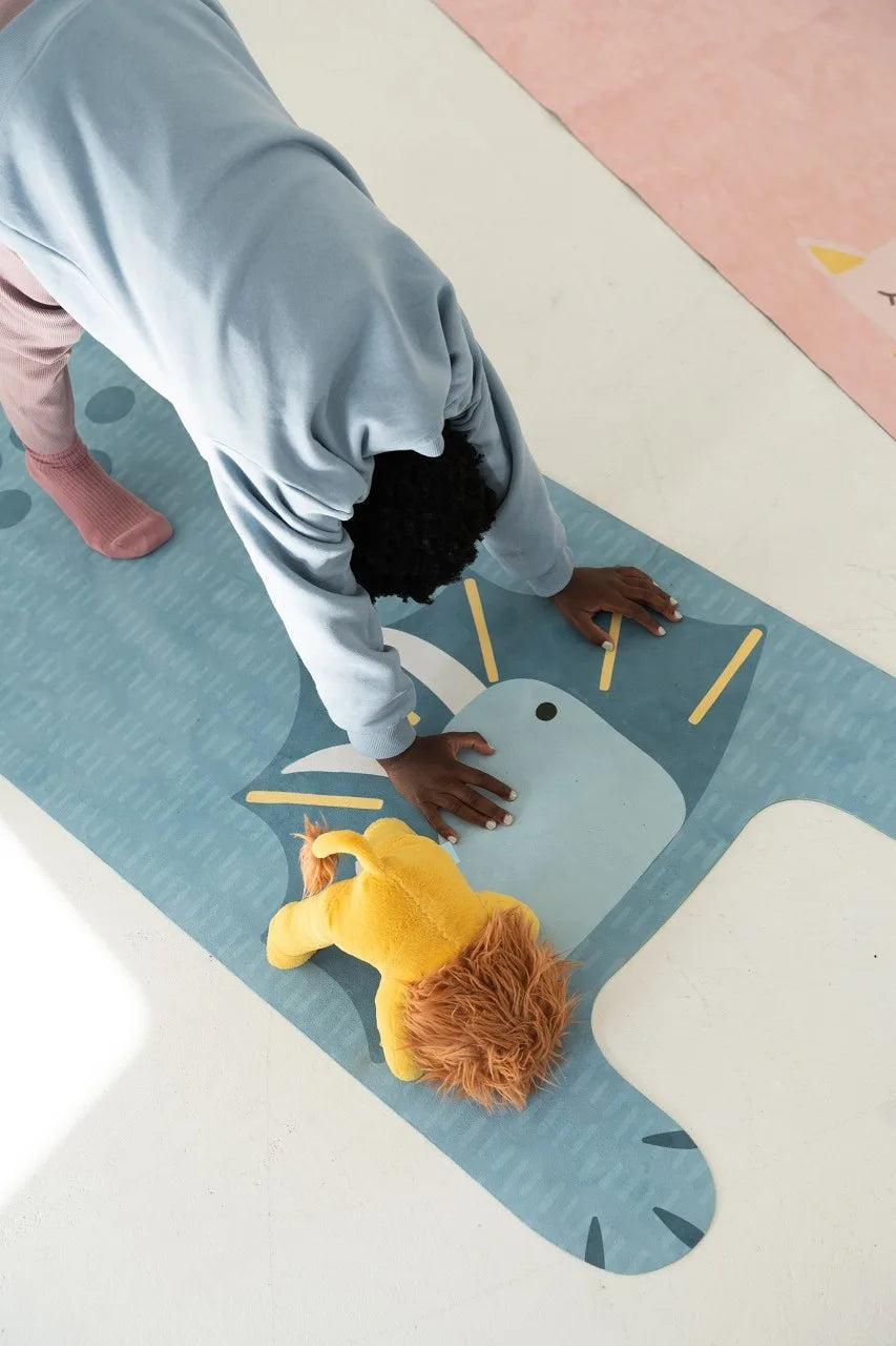 Diego the Dino Kids' Yoga Play Mat - Blue