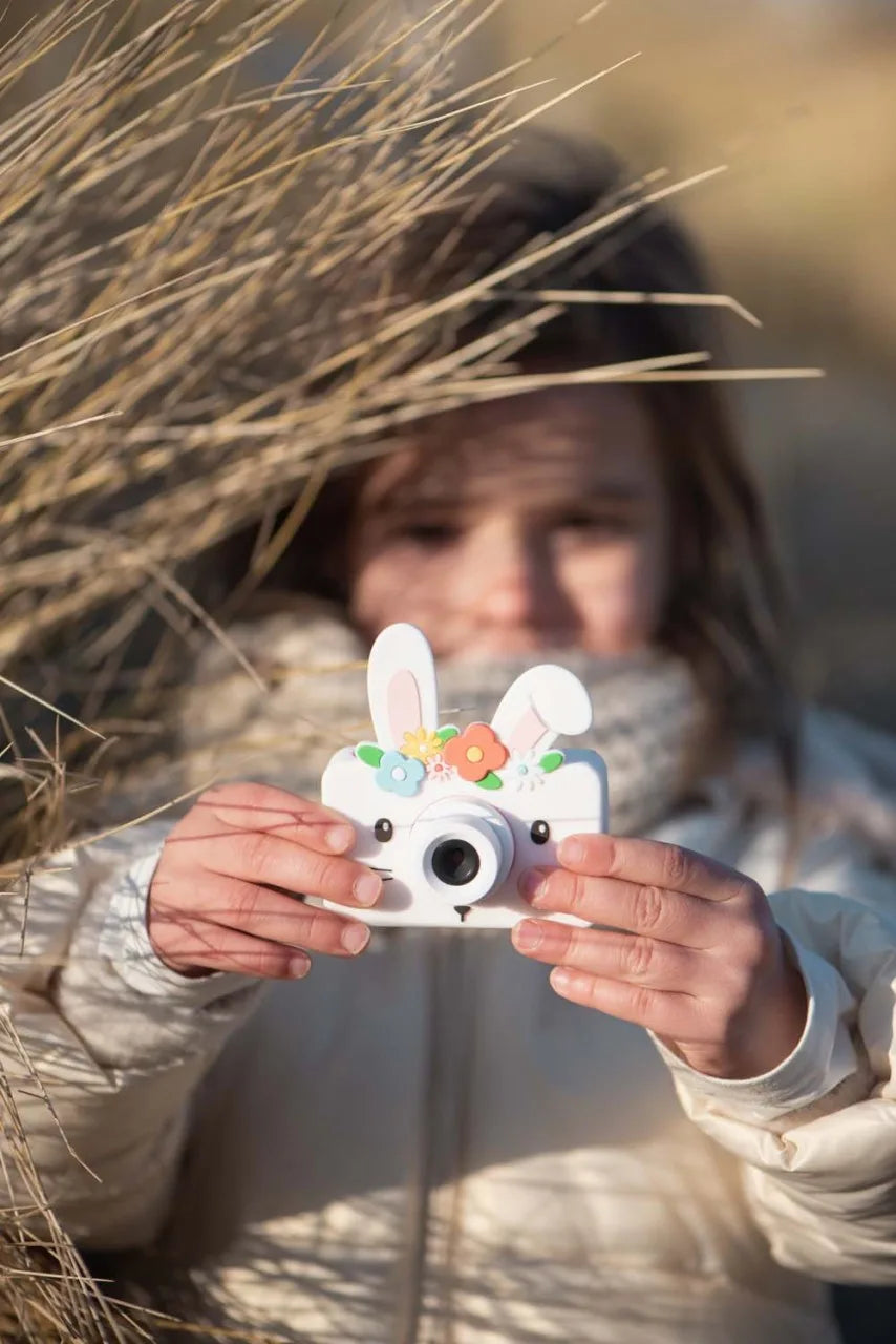 Kinder-Kamera C1 - Zoo Freunde Hase mit Blumen
