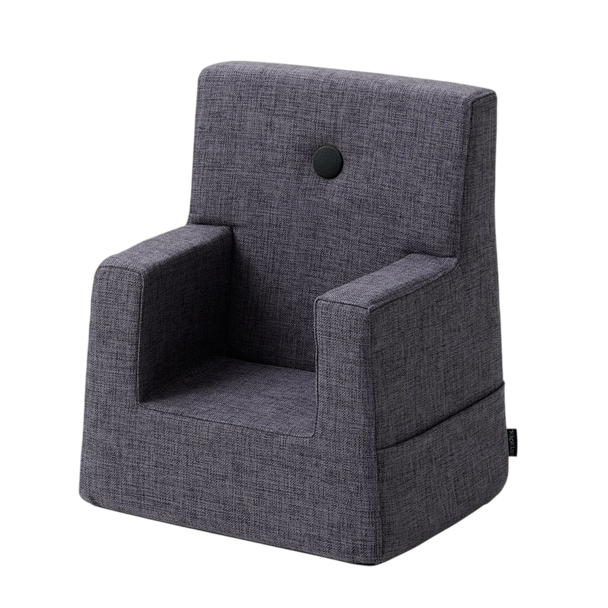 Children's Armchair, Blue-Gray/Gray
