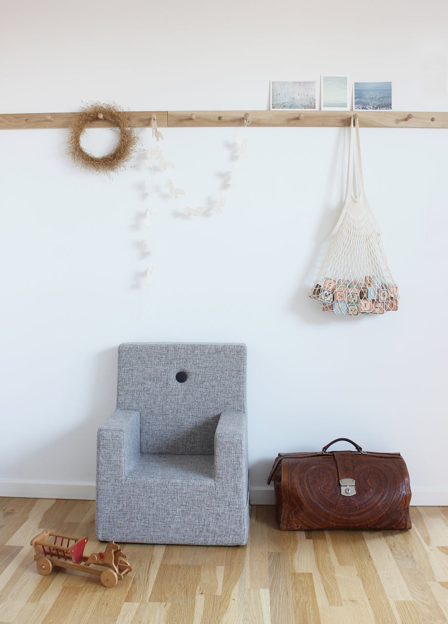 Kindersessel XL Grau