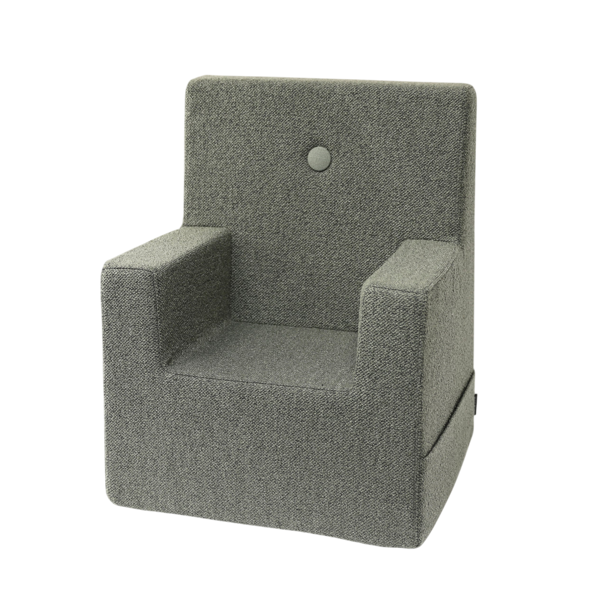 Children's Chair Bouclé XL - Green, Sand