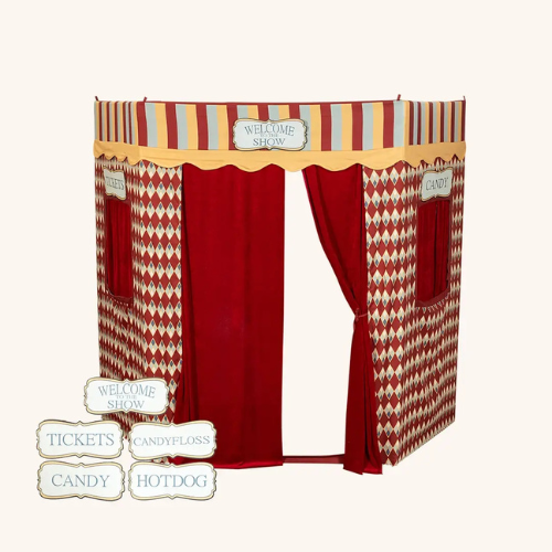 Tente de jeu de cirque vintage