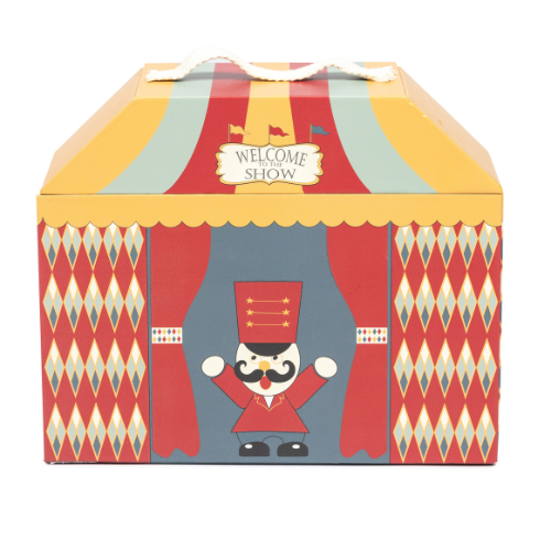 Vintage Circus Holzfiguren-Set