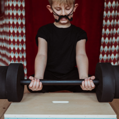 Haltère Strongman du Cirque Vintage