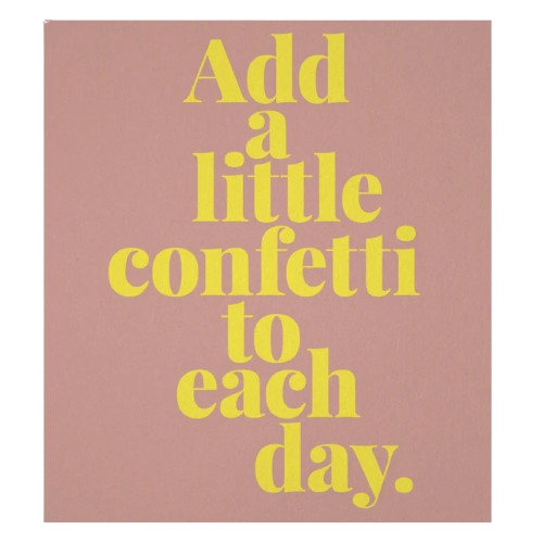 Postkarte von tadah.ch Add a little confetti