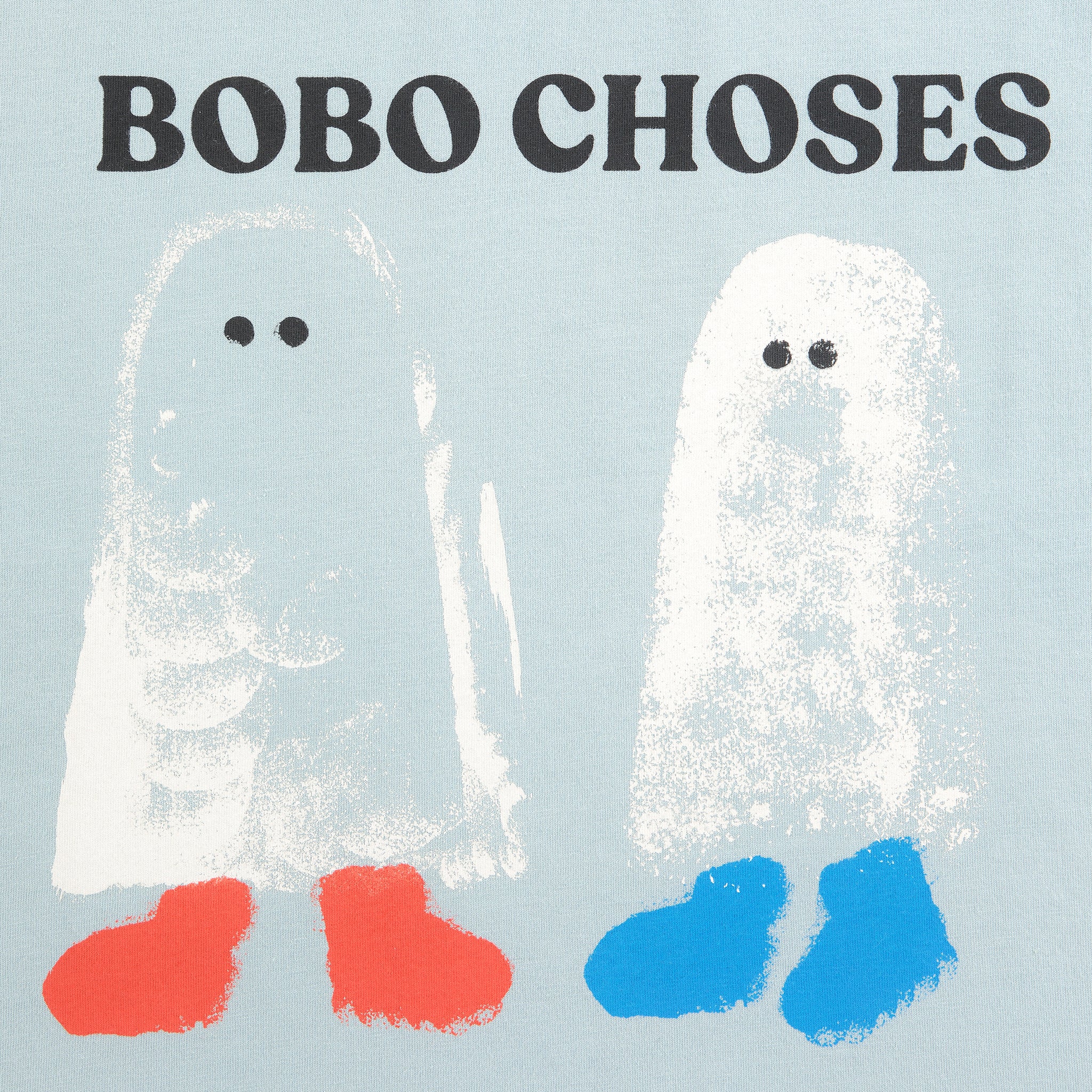 T-Shirt Booty Ghosts Light Blue
