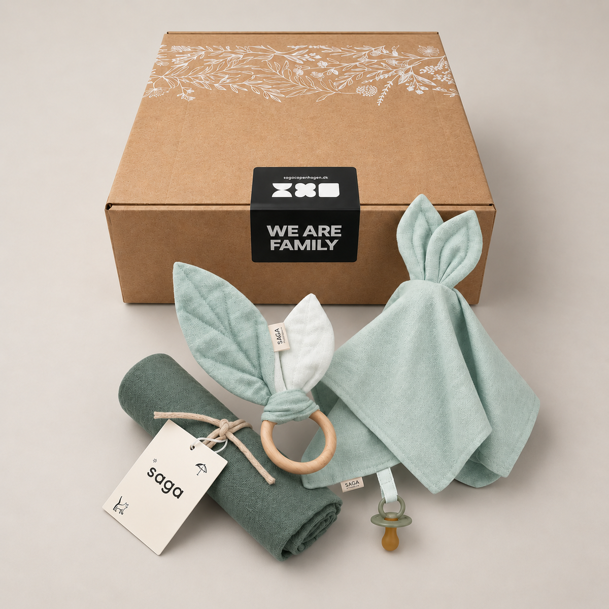 Geschenkbox + Gutschein zur Geburt Forest