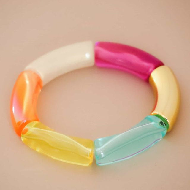 Bracelet Tube Icecream coloré