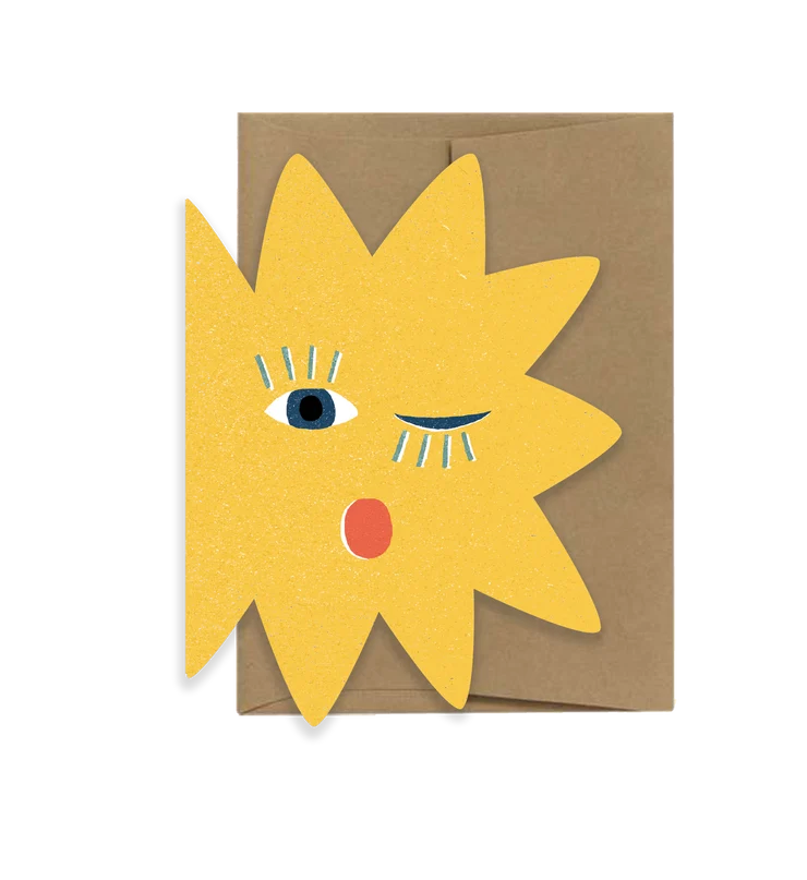 Carte pliante Star Blink