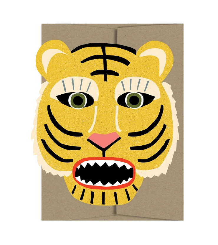 Klappkarte Tiger