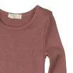T-shirt à manches longues Soie Bergen Antique Red - minimalisma