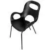 Umbra Chair Oh Black, Stackable - Umbra