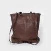 Tote Bag ZIP Plus Dark-Brown - Park Bags