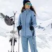 Women's ski pants Maude faded denim - rukka
