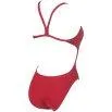 W Team Swimsuit Challenge Solid red/white - arena